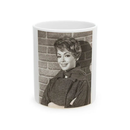 Barbara Rush #163 (Vintage Female Icon) White Coffee Mug-11oz-Go Mug Yourself