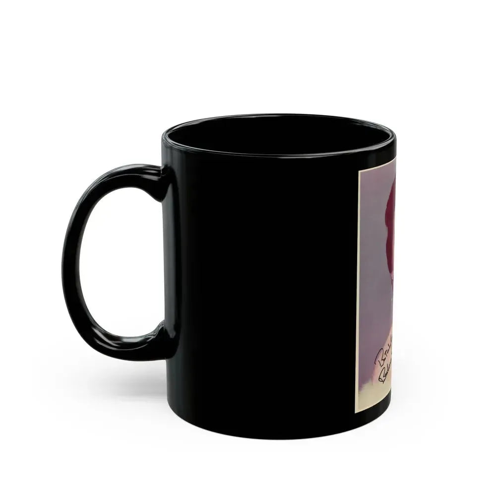 Barbara Rush #17 (Vintage Female Icon) Black Coffee Mug - Go Mug Yourself