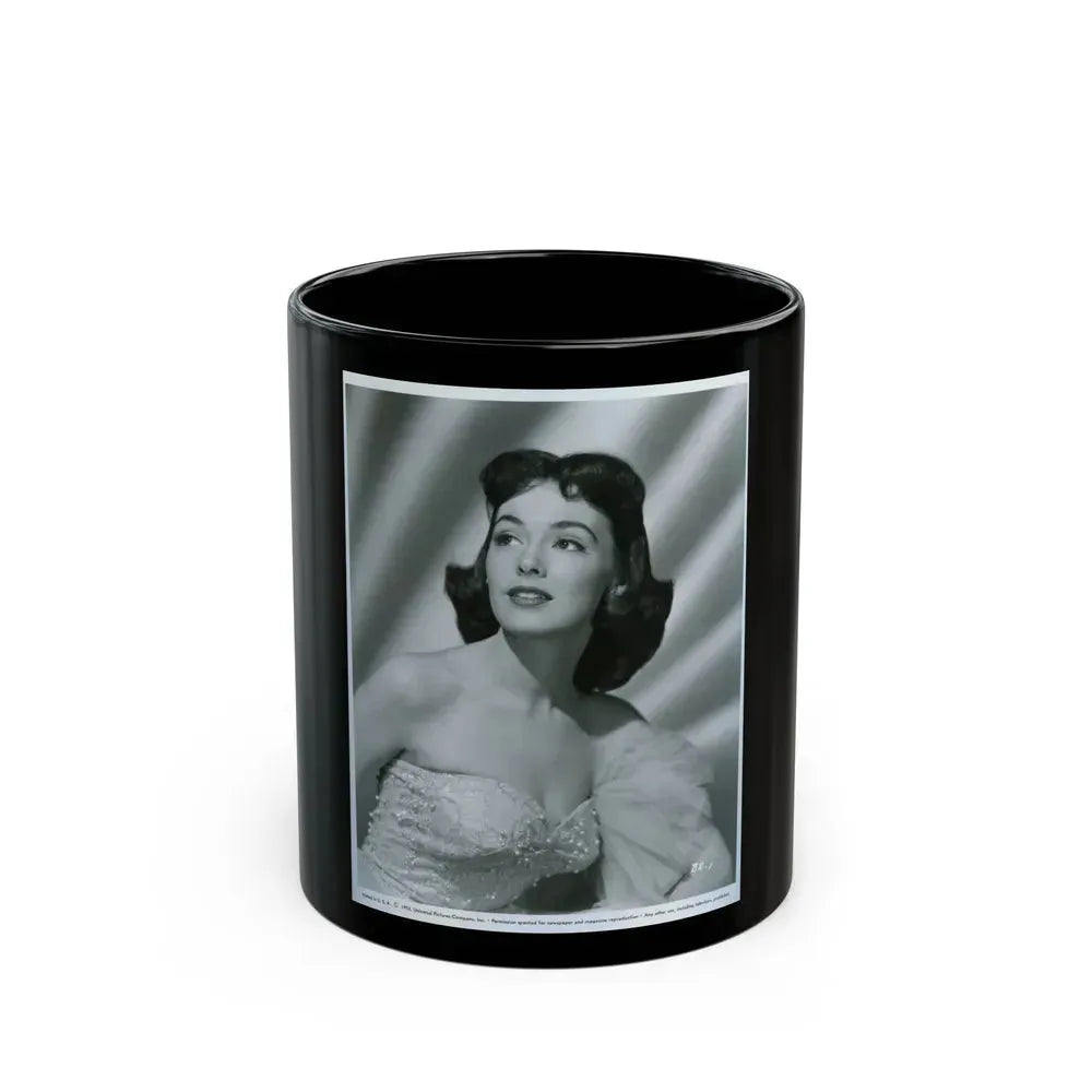 Barbara Rush #170 (Vintage Female Icon) Black Coffee Mug 11oz - Go Mug Yourself