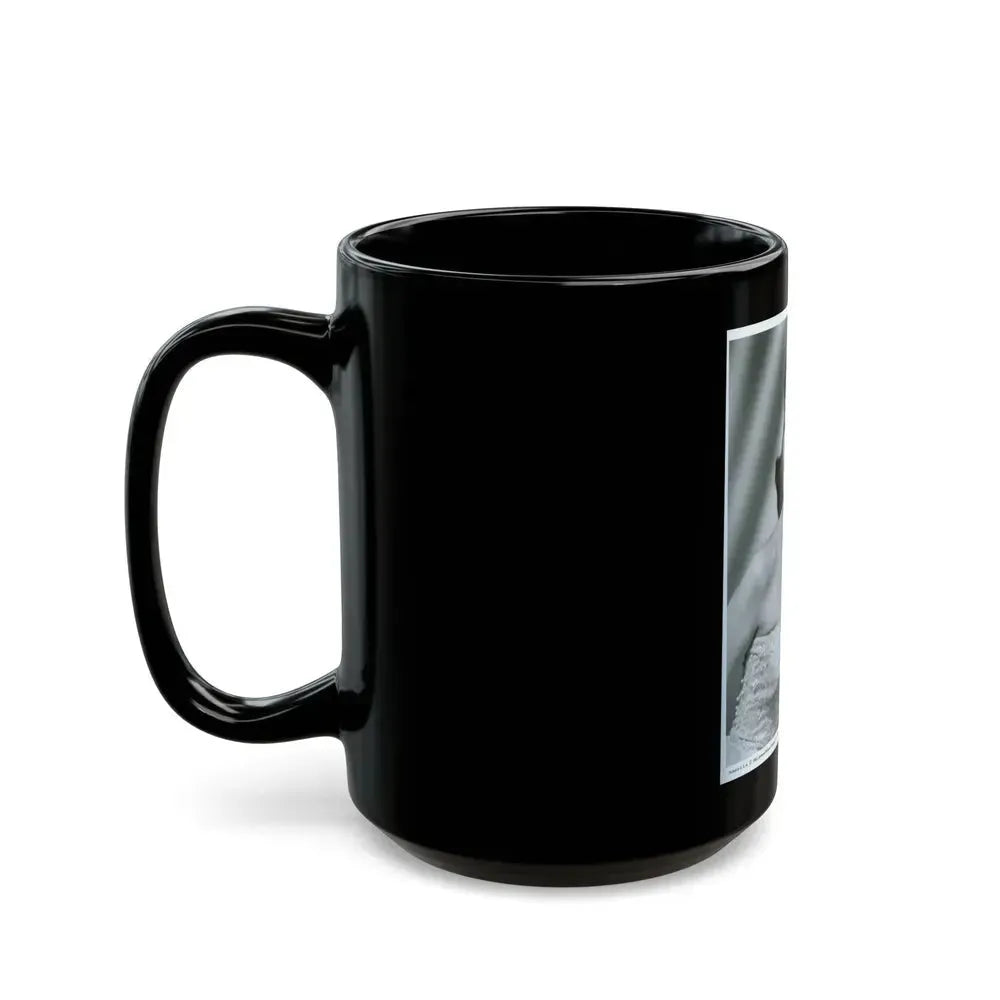 Barbara Rush #170 (Vintage Female Icon) Black Coffee Mug - Go Mug Yourself