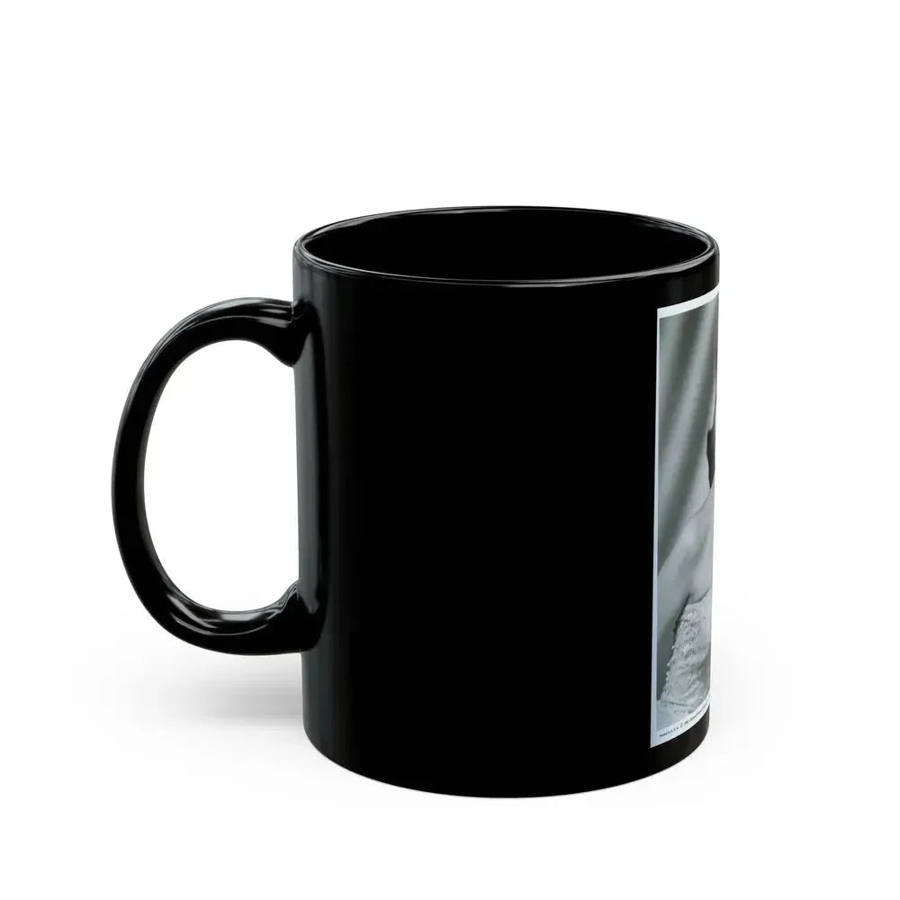 Barbara Rush #170 (Vintage Female Icon) Black Coffee Mug - Go Mug Yourself