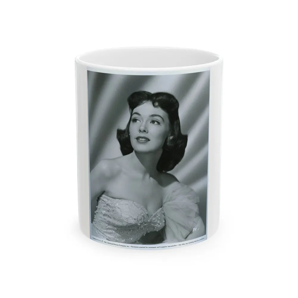 Barbara Rush #170 (Vintage Female Icon) White Coffee Mug-11oz-Go Mug Yourself