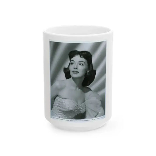 Barbara Rush #170 (Vintage Female Icon) White Coffee Mug 15oz - Go Mug Yourself