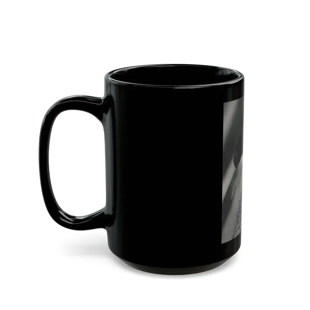 Barbara Rush #174 (Vintage Female Icon) Black Coffee Mug - Go Mug Yourself