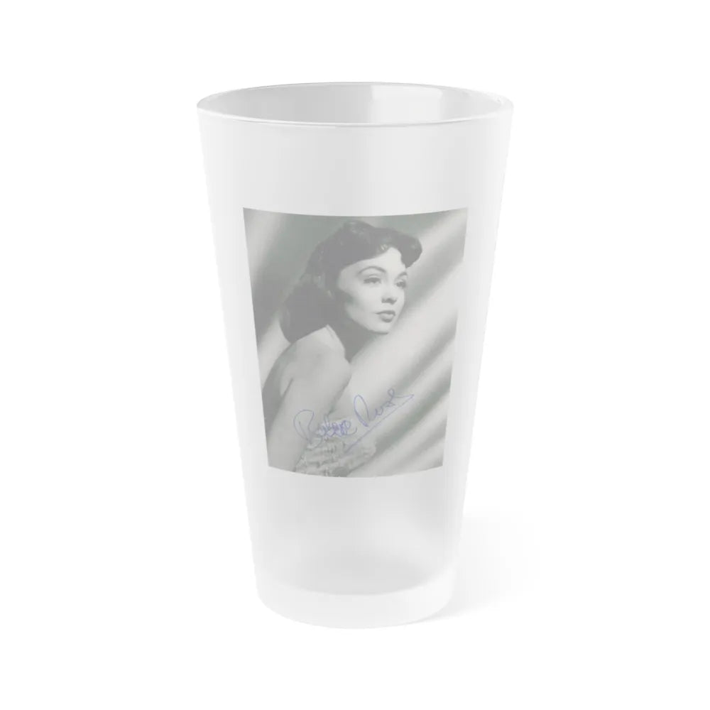 Barbara Rush #174 (Vintage Female Icon) Frosted Pint Glass 16oz-16oz-Frosted-Go Mug Yourself