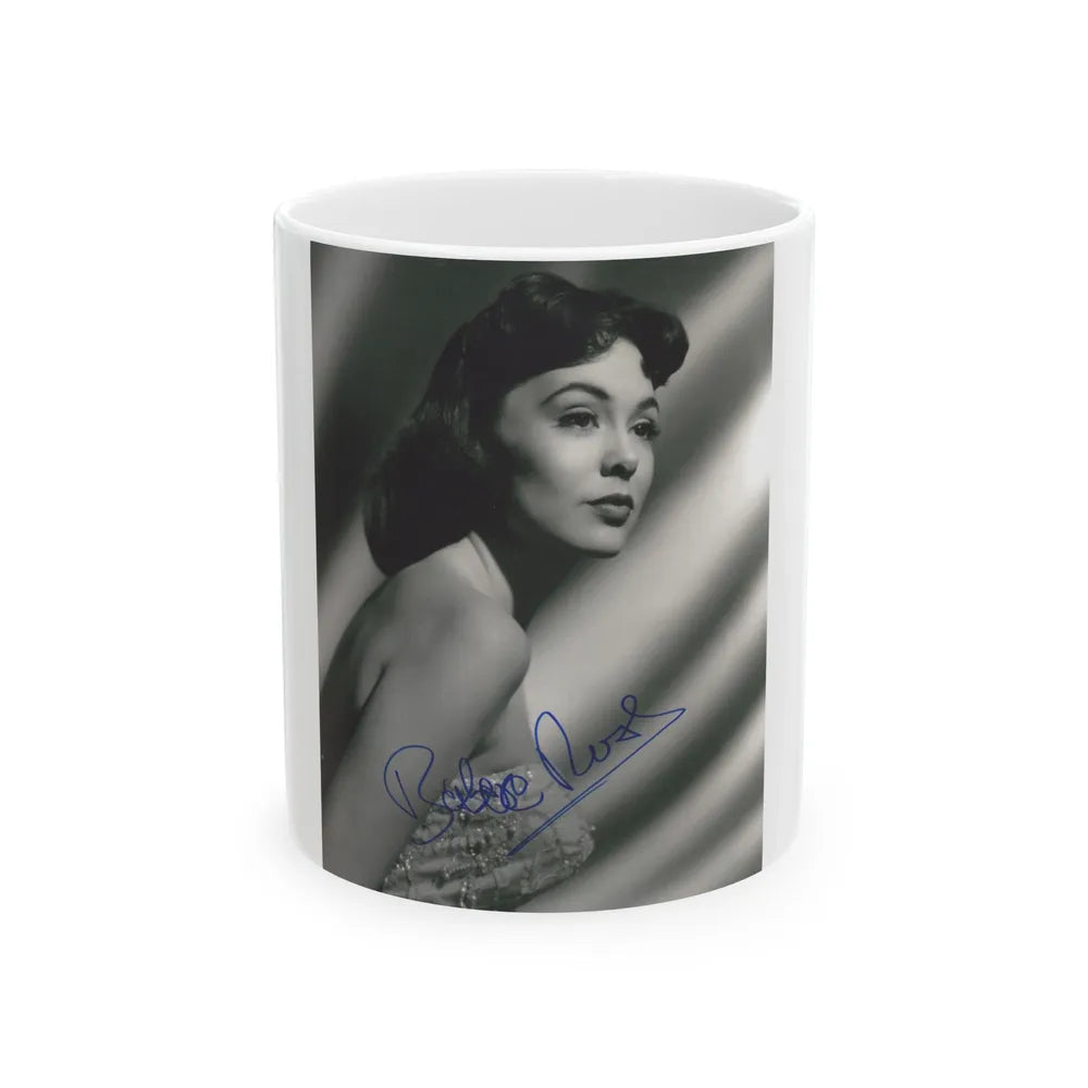 Barbara Rush #174 (Vintage Female Icon) White Coffee Mug-11oz-Go Mug Yourself