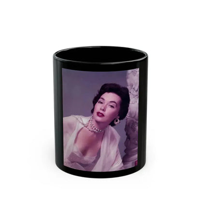 Barbara Rush #180 (Vintage Female Icon) Black Coffee Mug 11oz - Go Mug Yourself