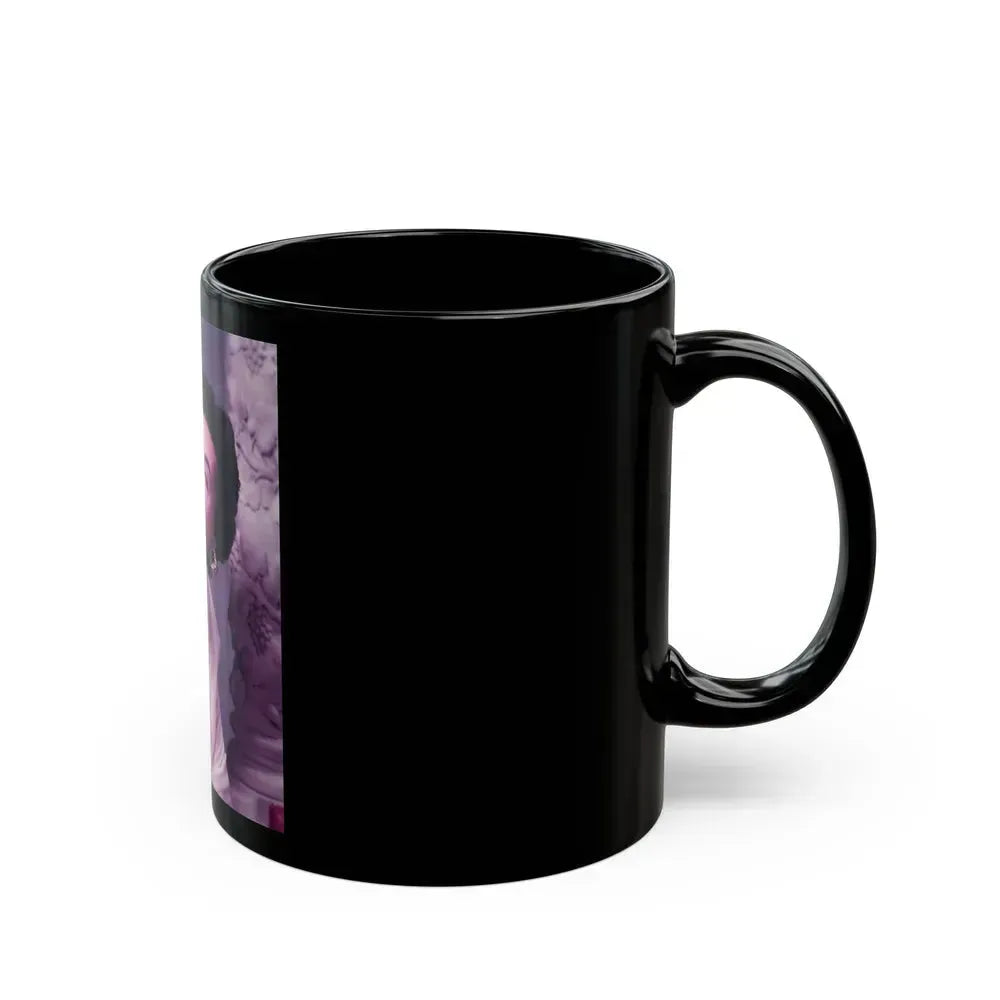 Barbara Rush #180 (Vintage Female Icon) Black Coffee Mug - Go Mug Yourself