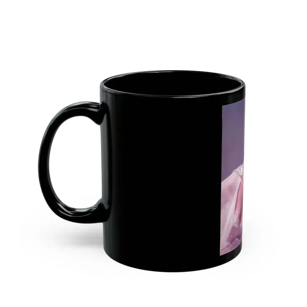 Barbara Rush #180 (Vintage Female Icon) Black Coffee Mug - Go Mug Yourself