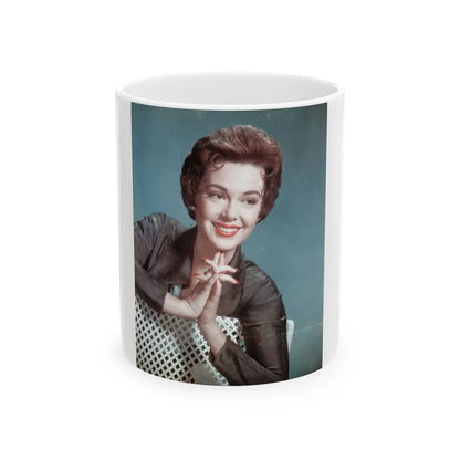 Barbara Rush #188 (Vintage Female Icon) White Coffee Mug-11oz-Go Mug Yourself