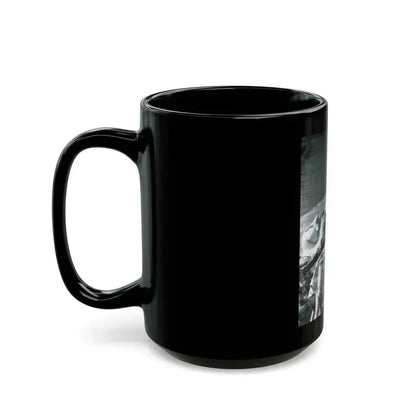 Barbara Rush #198 (Vintage Female Icon) Black Coffee Mug - Go Mug Yourself