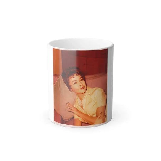 Barbara Rush #201 (Vintage Female Icon) Color Changing Coffee Mug 11oz - Go Mug Yourself