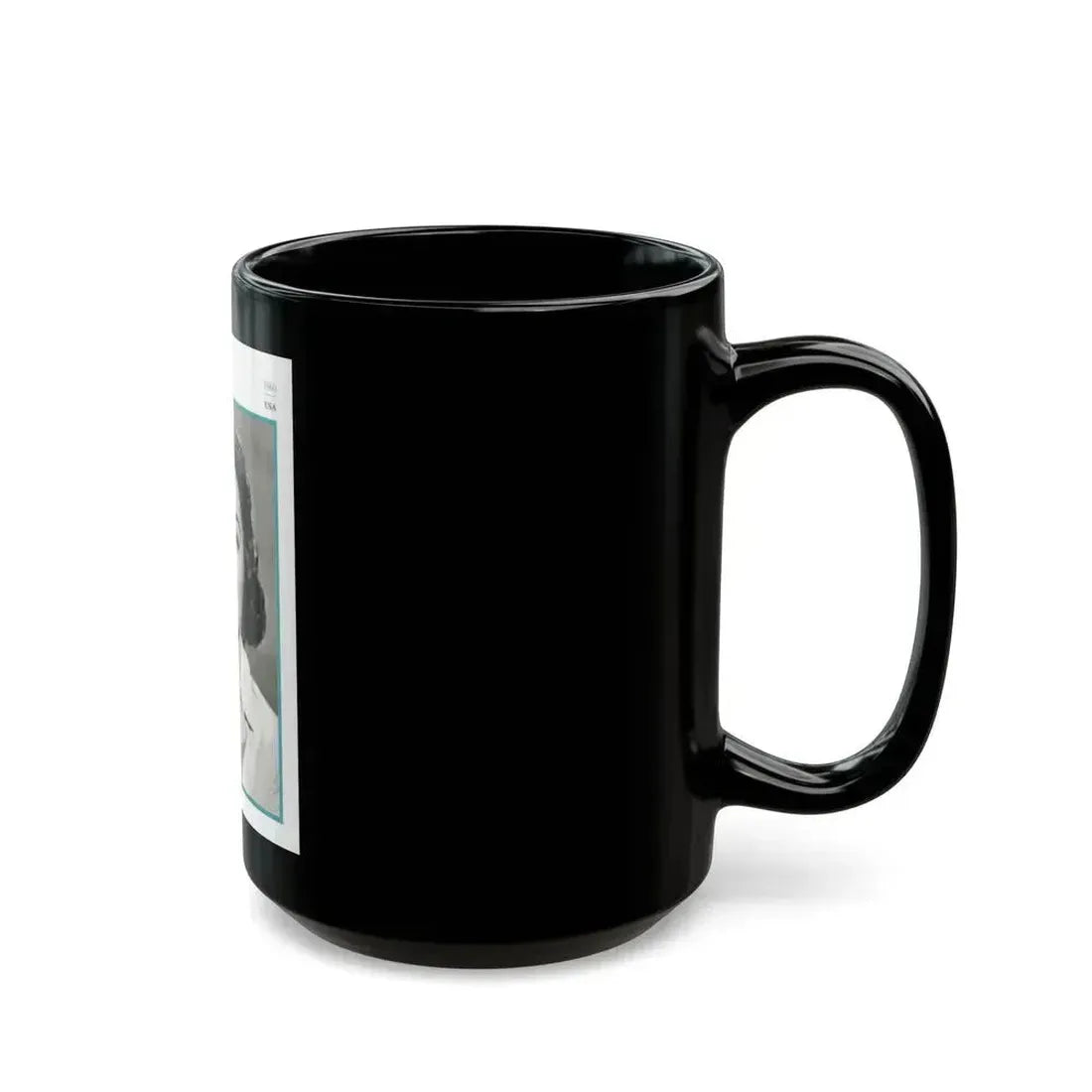 Barbara Rush #202 (Vintage Female Icon) Black Coffee Mug - Go Mug Yourself