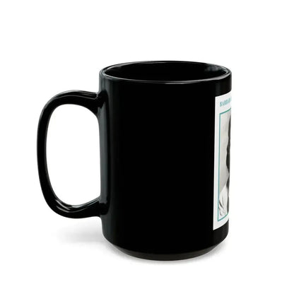 Barbara Rush #202 (Vintage Female Icon) Black Coffee Mug - Go Mug Yourself