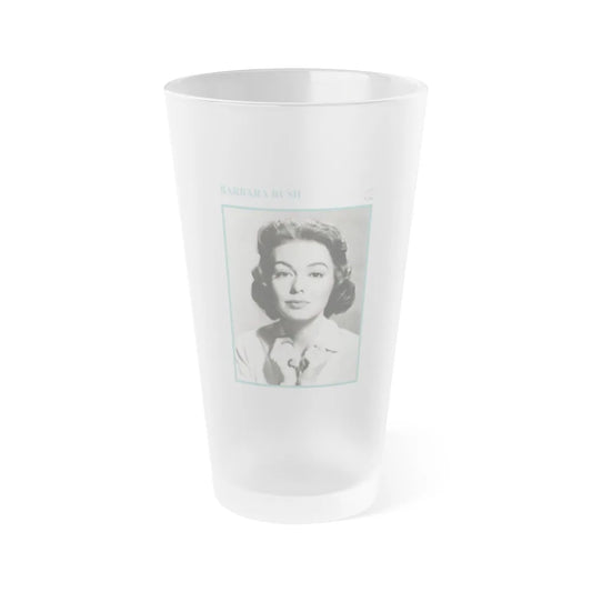 Barbara Rush #202 (Vintage Female Icon) Frosted Pint Glass 16oz-16oz-Frosted-Go Mug Yourself