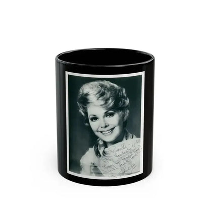 Barbara Rush #214 (Vintage Female Icon) Black Coffee Mug 11oz - Go Mug Yourself