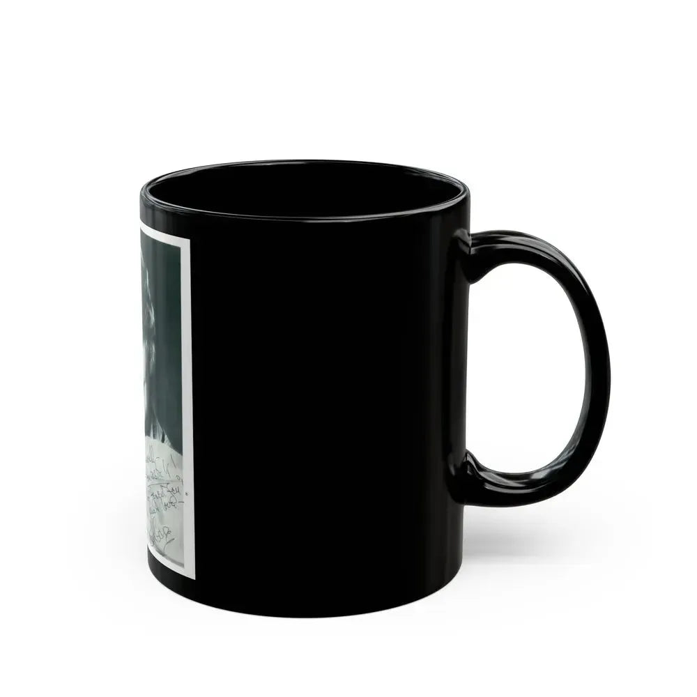 Barbara Rush #214 (Vintage Female Icon) Black Coffee Mug - Go Mug Yourself