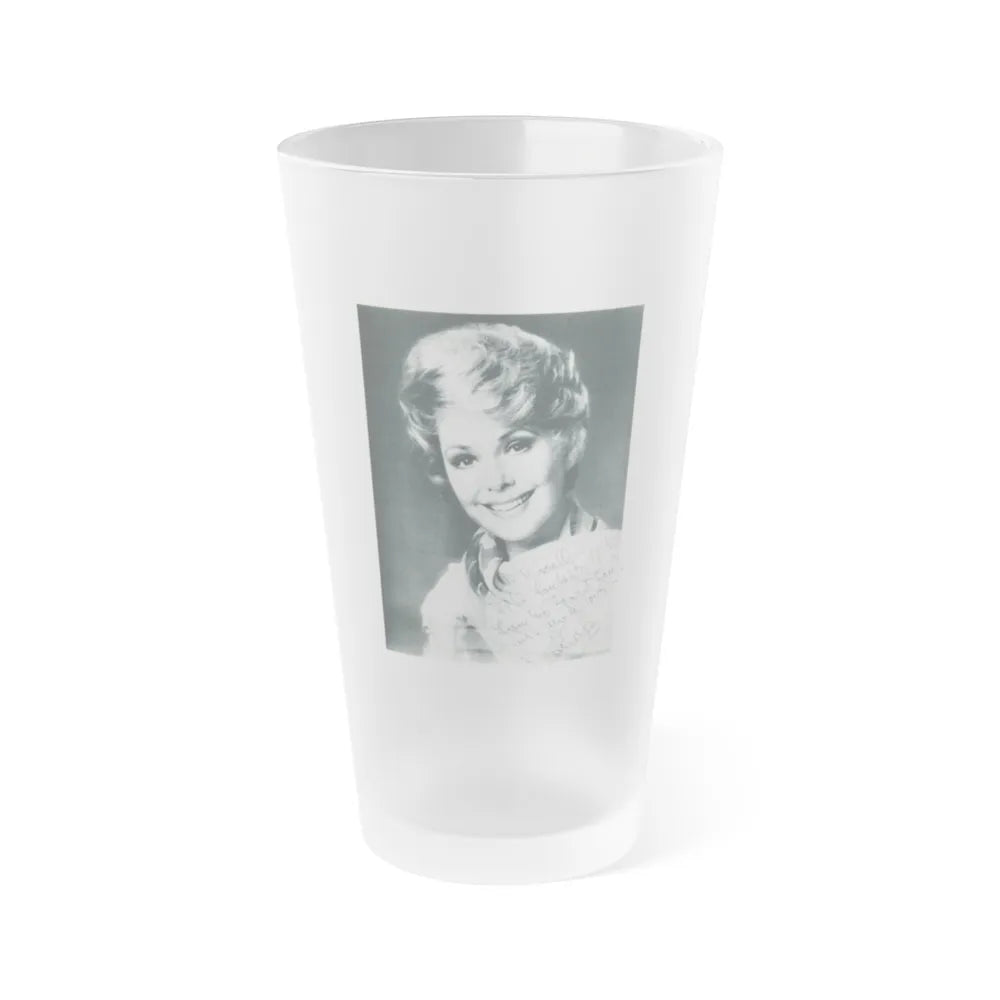 Barbara Rush #214 (Vintage Female Icon) Frosted Pint Glass 16oz-16oz-Frosted-Go Mug Yourself