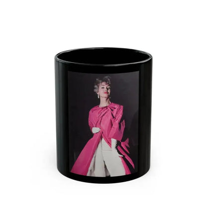 Barbara Rush #221 (Vintage Female Icon) Black Coffee Mug 11oz - Go Mug Yourself