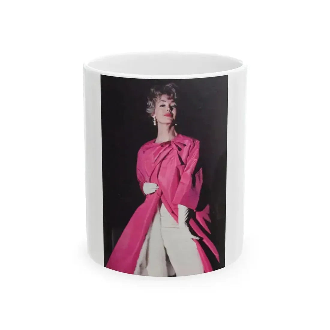 Barbara Rush #221 (Vintage Female Icon) White Coffee Mug 11oz - Go Mug Yourself