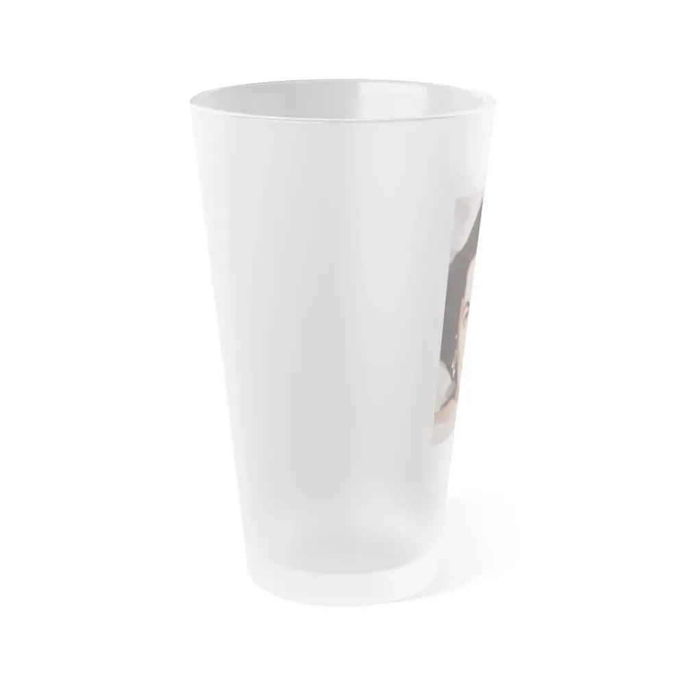 Barbara Rush #225 - Mag. Cover (Vintage Female Icon) Frosted Pint Glass 16oz - Go Mug Yourself