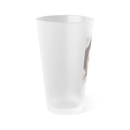 Barbara Rush #225 - Mag. Cover (Vintage Female Icon) Frosted Pint Glass 16oz - Go Mug Yourself