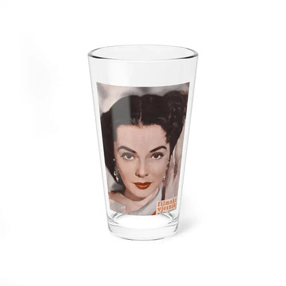 Barbara Rush #225 - Mag. Cover (Vintage Female Icon) Pint Glass 16oz 16oz - Go Mug Yourself