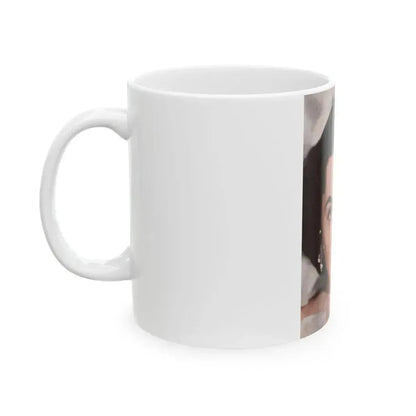 Barbara Rush #225 - Mag. Cover (Vintage Female Icon) White Coffee Mug - Go Mug Yourself