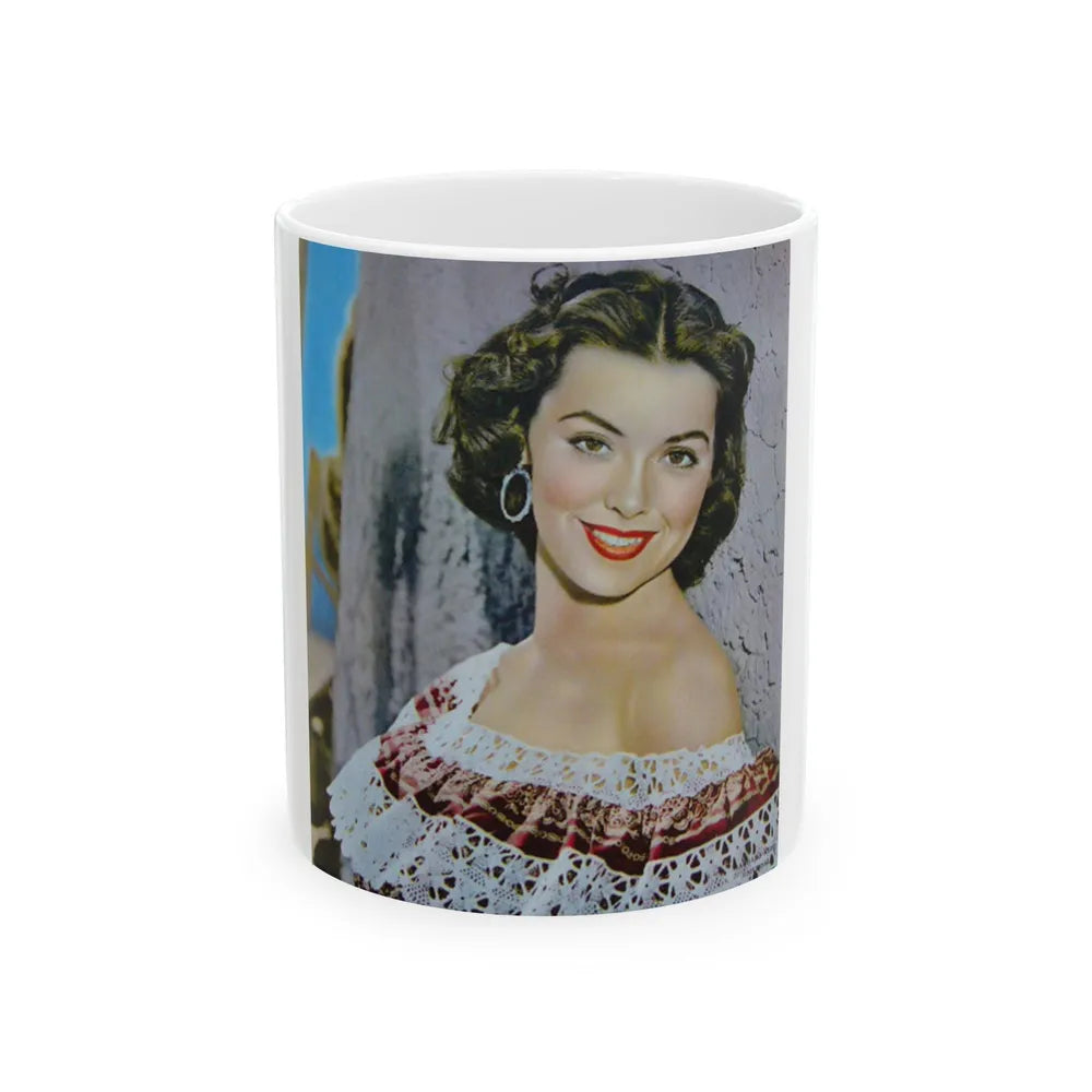 Barbara Rush #226 (Vintage Female Icon) White Coffee Mug-11oz-Go Mug Yourself