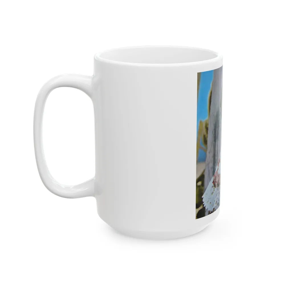 Barbara Rush #226 (Vintage Female Icon) White Coffee Mug-Go Mug Yourself