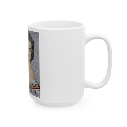 Barbara Rush #226 (Vintage Female Icon) White Coffee Mug-Go Mug Yourself