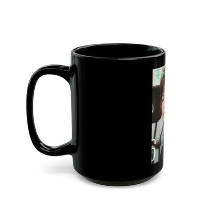 Barbara Rush #227 - Japanese Mag. Cover (Vintage Female Icon) Black Coffee Mug - Go Mug Yourself