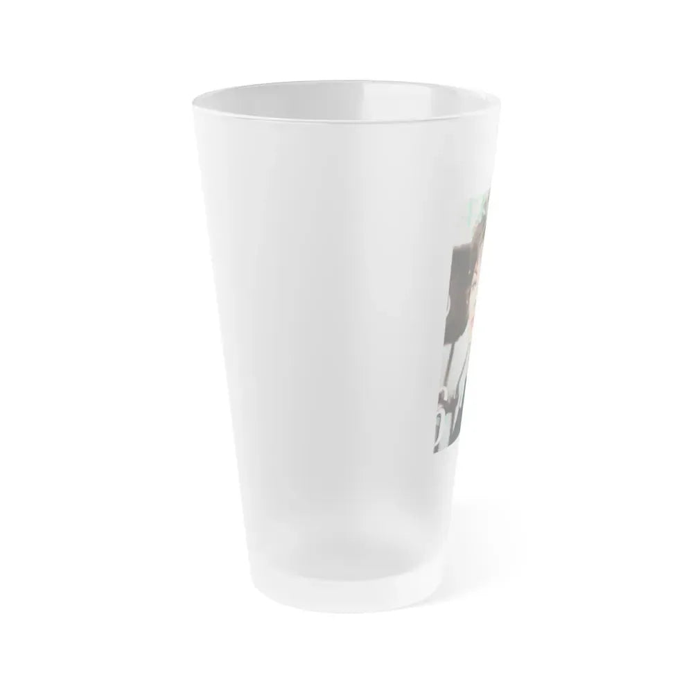 Barbara Rush #227 - Japanese Mag. Cover (Vintage Female Icon) Frosted Pint Glass 16oz - Go Mug Yourself
