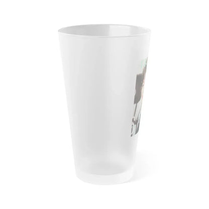 Barbara Rush #227 - Japanese Mag. Cover (Vintage Female Icon) Frosted Pint Glass 16oz - Go Mug Yourself