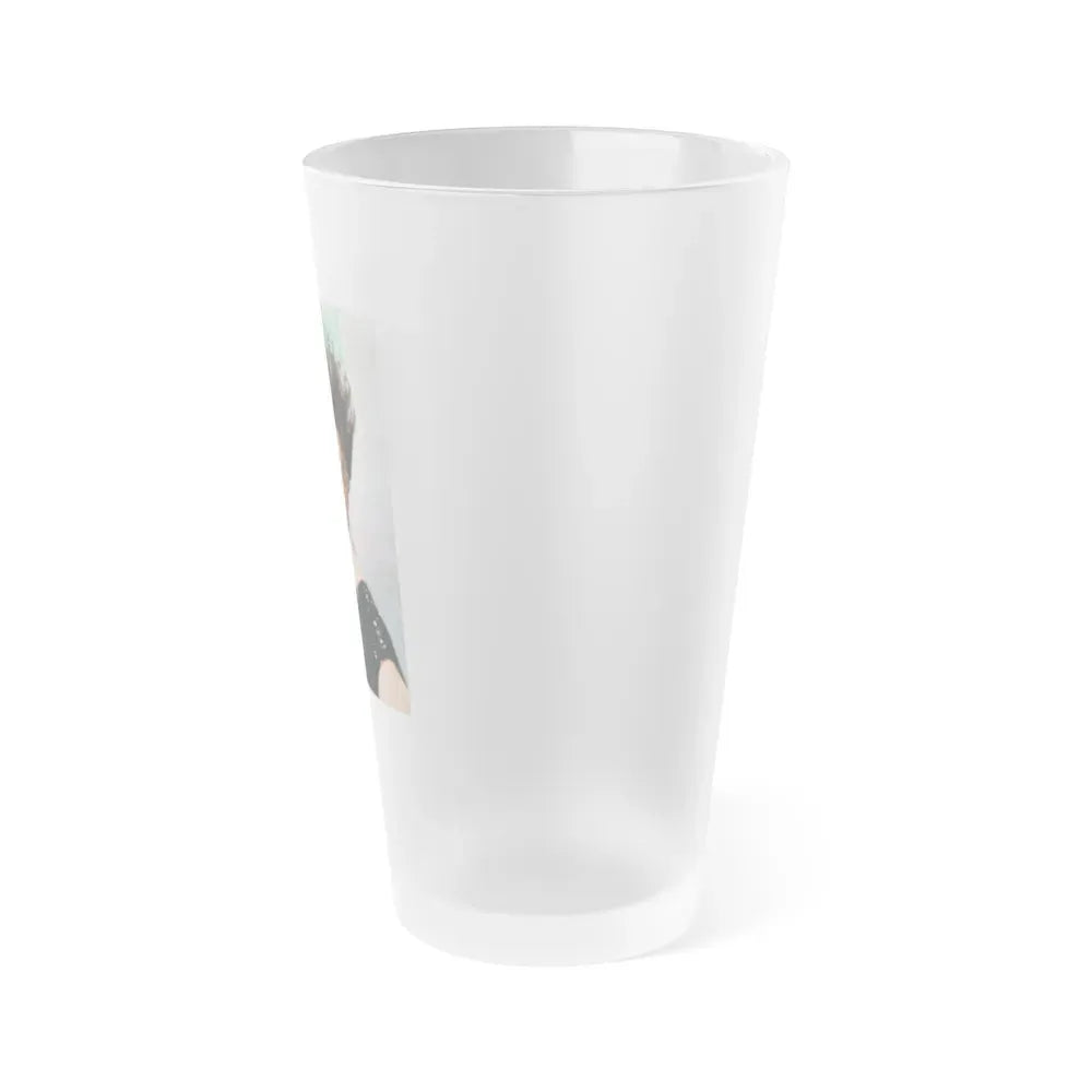 Barbara Rush #227 - Japanese Mag. Cover (Vintage Female Icon) Frosted Pint Glass 16oz - Go Mug Yourself