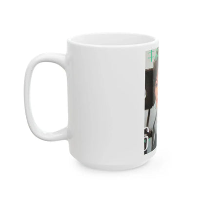 Barbara Rush #227 - Japanese Mag. Cover (Vintage Female Icon) White Coffee Mug - Go Mug Yourself