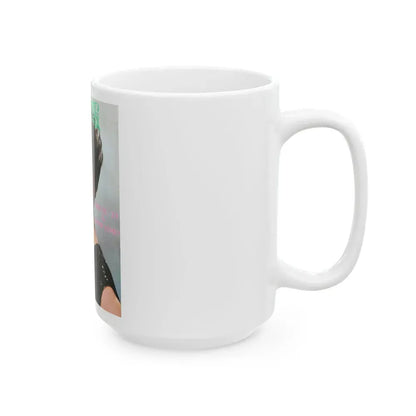 Barbara Rush #227 - Japanese Mag. Cover (Vintage Female Icon) White Coffee Mug - Go Mug Yourself