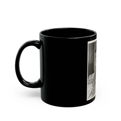 Barbara Rush #228 (Vintage Female Icon) Black Coffee Mug - Go Mug Yourself