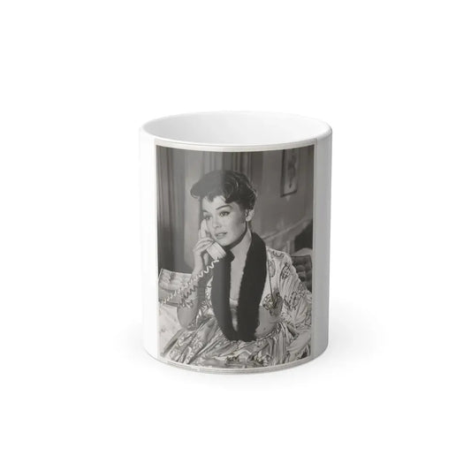 Barbara Rush #228 (Vintage Female Icon) Color Changing Coffee Mug 11oz - Go Mug Yourself