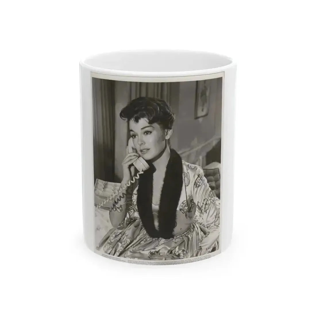 Barbara Rush #228 (Vintage Female Icon) White Coffee Mug 11oz - Go Mug Yourself