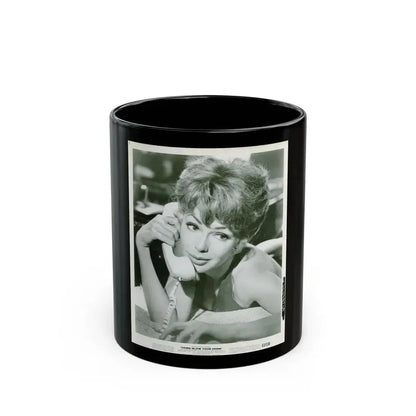 Barbara Rush #229 (Vintage Female Icon) Black Coffee Mug 11oz - Go Mug Yourself