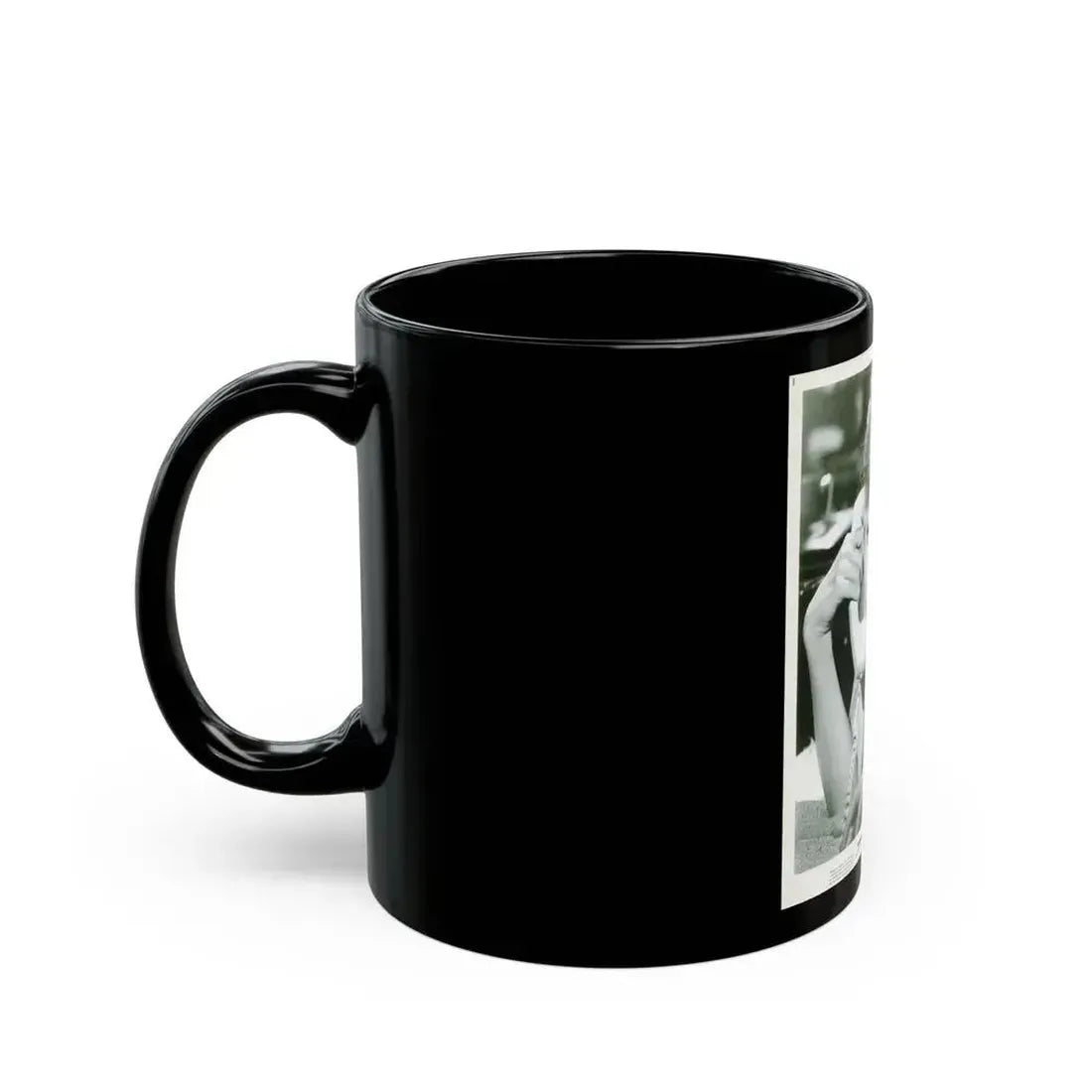 Barbara Rush #229 (Vintage Female Icon) Black Coffee Mug - Go Mug Yourself