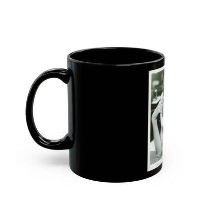 Barbara Rush #229 (Vintage Female Icon) Black Coffee Mug - Go Mug Yourself