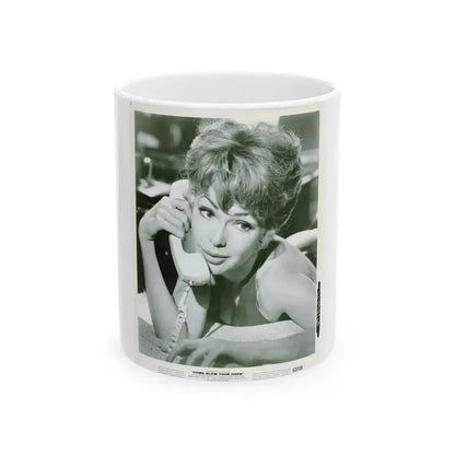 Barbara Rush #229 (Vintage Female Icon) White Coffee Mug 11oz - Go Mug Yourself