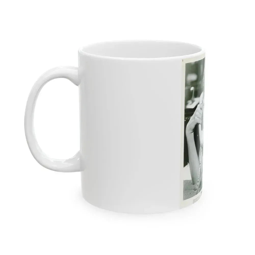 Barbara Rush #229 (Vintage Female Icon) White Coffee Mug - Go Mug Yourself