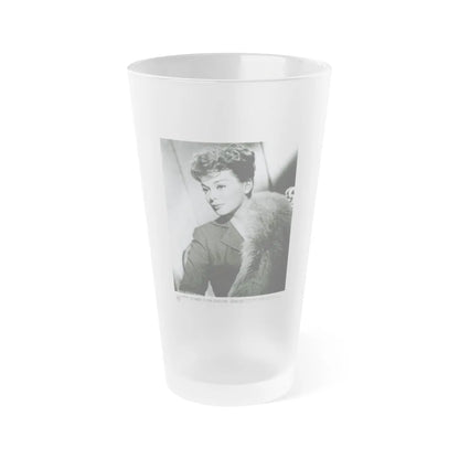 Barbara Rush #230 (Vintage Female Icon) Frosted Pint Glass 16oz-16oz-Frosted-Go Mug Yourself