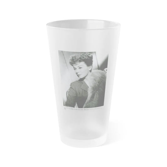 Barbara Rush #230 (Vintage Female Icon) Frosted Pint Glass 16oz-16oz-Frosted-Go Mug Yourself