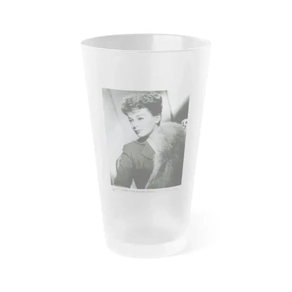 Barbara Rush #230 (Vintage Female Icon) Frosted Pint Glass 16oz 16oz Frosted - Go Mug Yourself