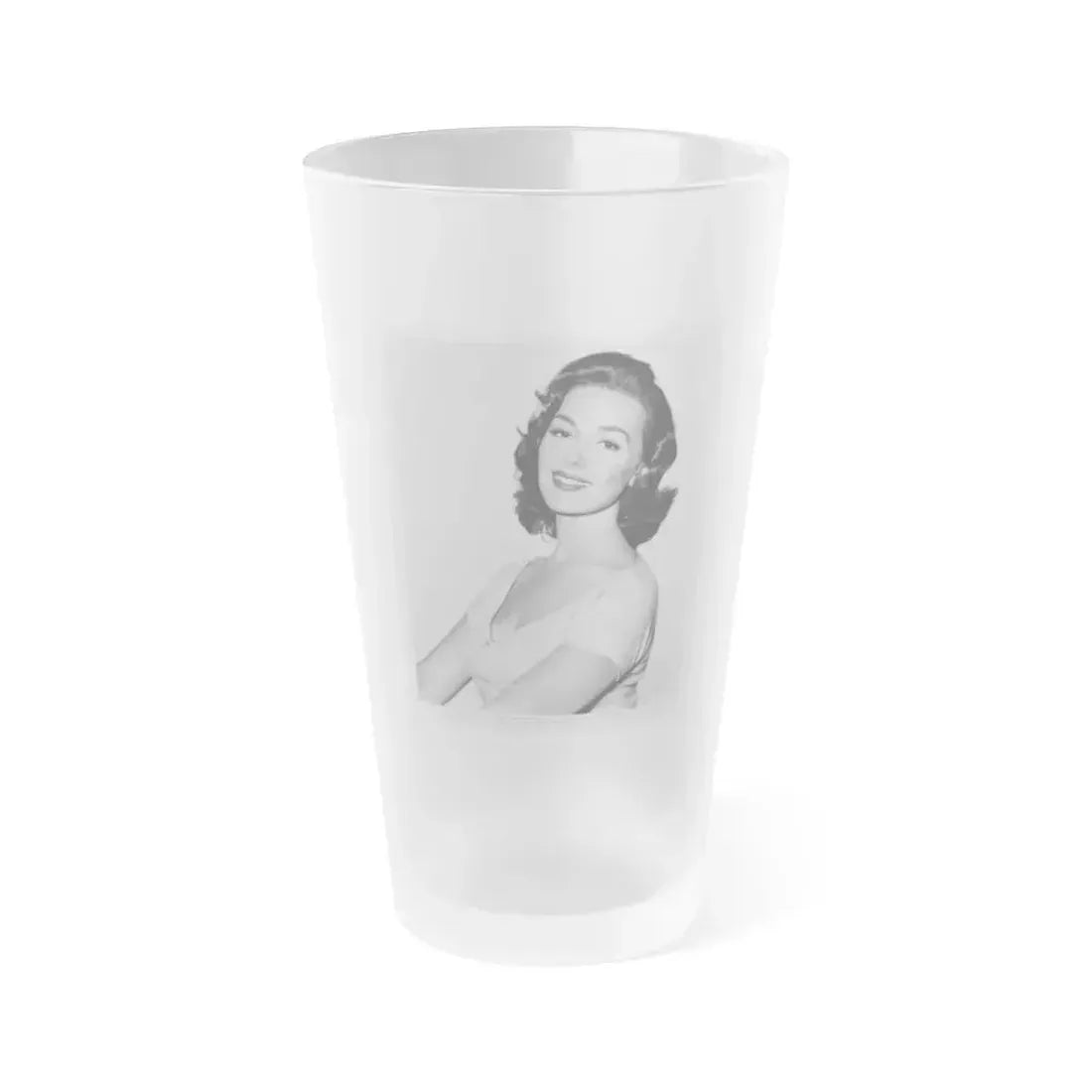 Barbara Rush #231 (Vintage Female Icon) Frosted Pint Glass 16oz 16oz Frosted - Go Mug Yourself