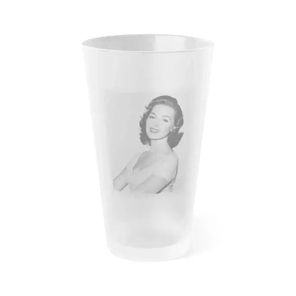 Barbara Rush #231 (Vintage Female Icon) Frosted Pint Glass 16oz 16oz Frosted - Go Mug Yourself